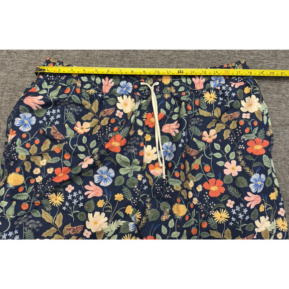 Summersalt Men’s Swim Trunks Floral Navy Shorts Size XL - Picture 3 of 6